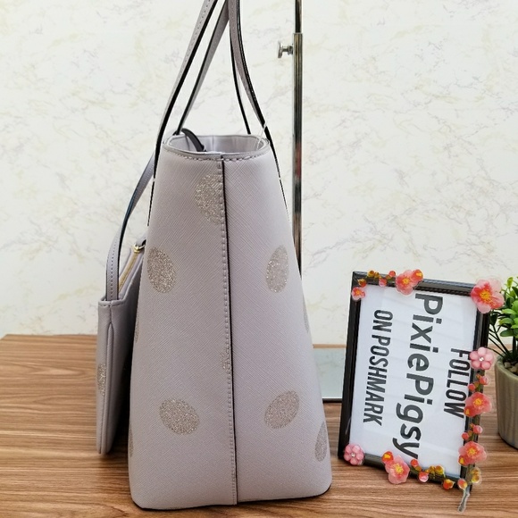 Kate Spade Harmony Haven Polka Dot Glitter Bag Set - Picture 3 of 8